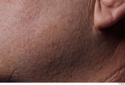 Face Cheek Ear Skin Man Chubby Wrinkles Studio photo references